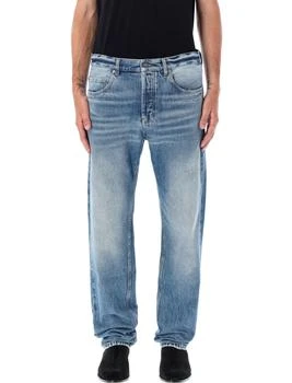 Yves Saint Laurent | Saint Laurent Button Detailed Straight Leg Jeans