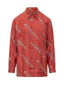 Givenchy | Givenchy Logo Printed Long-Sleeve Shirt