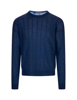ETRO | Etro Logo Embroidered Crewneck Jumper