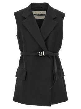Jil Sander | Jil Sander V-Neck Belted Vest