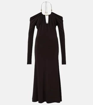 Salvatore Ferragamo | Off-shoulder midi dress