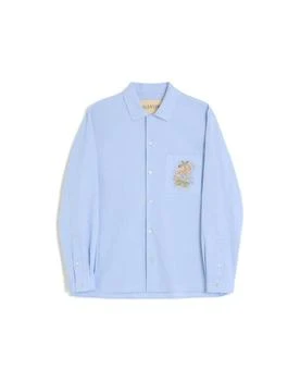Valentino | Valentino Floral Embroidered Button-Up Shirt