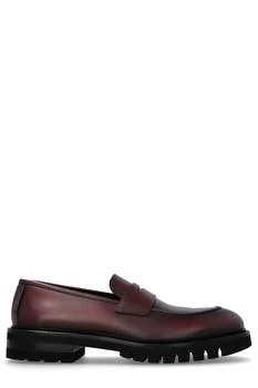 Salvatore Ferragamo | Ferragamo Round-Toe Slip-On Loafers
