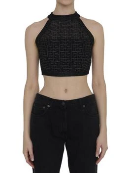 Balmain | Balmain Halter-Neck Cropped Top