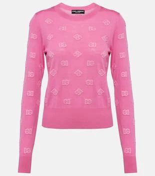 Dolce & Gabbana | Wool and silk jacquard sweater