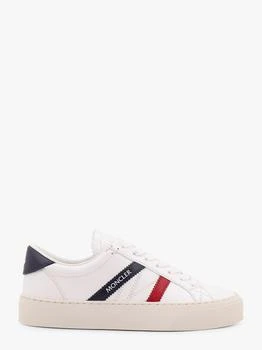 Moncler | Monaco2 leather sneakers with logo print