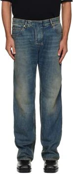 Balmain | Blue Low Waist Jeans