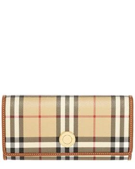 Burberry | Long Canvas
Leather Wallet