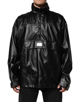 Dolce & Gabbana | Polyester Logo Plaque Bomber Men's Jacket
