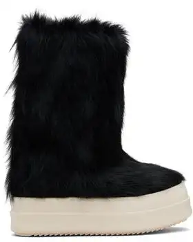 Rick Owens | Black Concordians Mega Bumper Lunar Boots