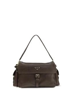 Prada | Prada Re-Nylon Triangle-Logo Shoulder Bag