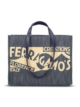 Salvatore Ferragamo | Ferragamo Logo Detailed Medium Tote Bags