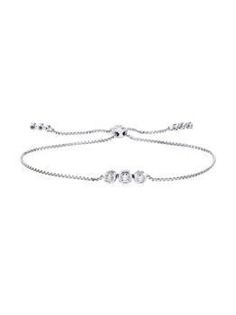 Saks Fifth Avenue | 14K White Gold & 0.5 TCW Diamond Bolo Bracelet