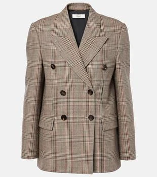 Chloé | Prince of Wales check wool-blend blazer