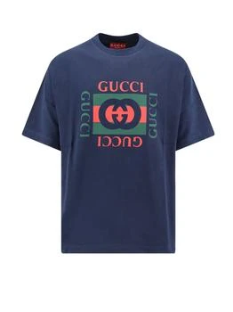 Gucci | Gucci Logo Printed Crewneck T-Shirt