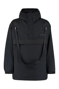 Burberry | Burberry Logo Printed Hooded Jacket