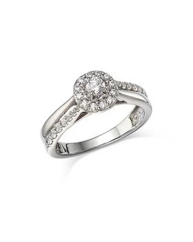 Bloomingdale's | Diamond Halo Ring in 14K White Gold, 0.50 tcw