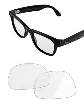 BandSmith Replacement Lenses for Ray-Ban Meta Wayfarer RW4006/4008 & Gen 2 RW4012(53mm & 50mm), Smart Eyeglass Lenses For Men & Women