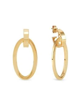 Saks Fifth Avenue | 14K Yellow Gold Tube Drop Earrings