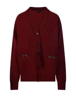 Gucci | Gucci Horsebit Detailed Knit Cardigan