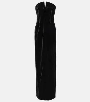 Tom Ford | Strapless velvet gown