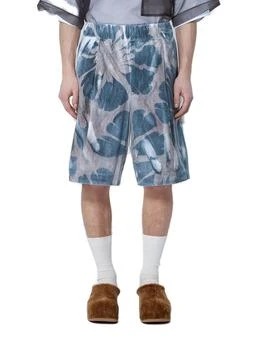 Dries Van Noten | Dries Van Noten Graphic Printed Poplin Shorts