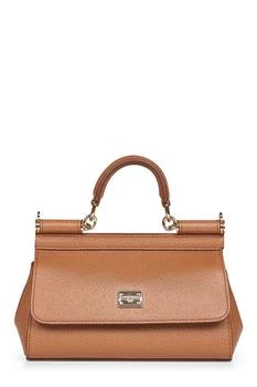 Dolce
Gabbana | Dolce
Gabbana Logo Plaque Small Sicily Handbag