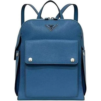 Prada | blue blue Leather Backpack (Pre-Owned)