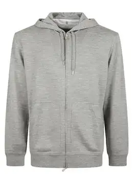 Brunello Cucinelli | Brunello Cucinelli Zip-Up Hooded Sweater