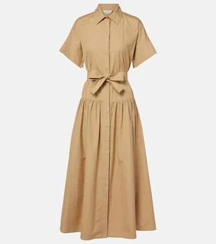 Max Mara | Agoraio pleated cotton shirt dress