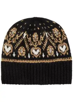 Khaite | Avers Fair Isle cashmere beanie