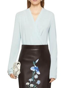 Givenchy | Crepe Jersey Draped Blouse