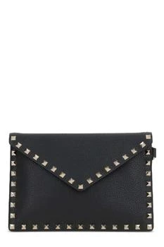 Valentino | Valentino Garavani Rockstud Foldover Top Envelope Pouch