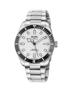 Gevril | Yorkville 43MM Stainless Steel Bracelet Watch