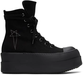 Black Hollywood Double Bumper Sneaks Sneakers