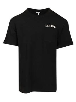 Loewe | Loewe Logo Embroidered Crewneck T-Shirt