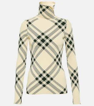 Burberry | Burberry Check turtleneck sweater