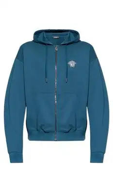 Versace | Versace Zip-Up Drawstring Hoodie