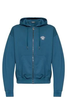 Versace | Versace Zip-Up Drawstring Hoodie