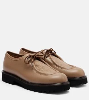 Max Mara | Track leather loafers