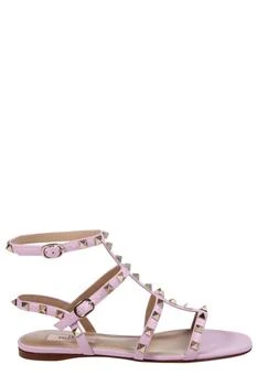 Valentino | Valentino Garavani Rockstud Open Toe Flat Sandals