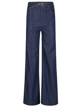 Zimmermann | Zimmermann Belted Wide-Leg Jeans