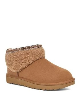 Women's Classic Ultra Mini Maxi Curly Boots