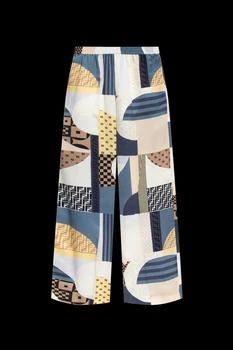 Fendi | Fendi Patchwork Printed Wide-Leg Trousers
