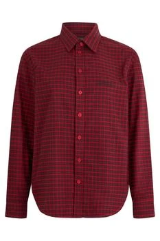Balenciaga | Balenciaga Checkered Long-Sleeve Shirt