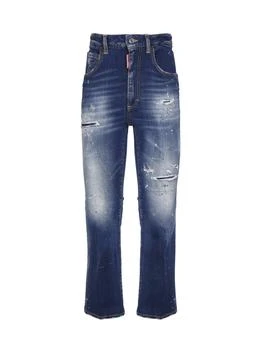 DSQUARED2 | Dsquared2 High-Waisted Distressed Flared Jeans