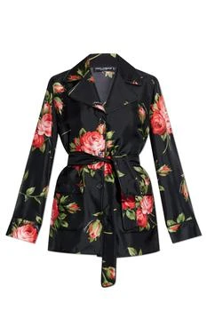 Dolce & Gabbana | Silk shirt with a belt