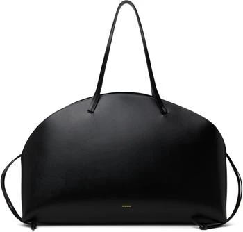 Jil Sander | Black Curve Shoulder Large Bag
