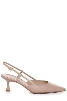 Gianvito Rossi | Gianvito Rossi Ascent Pointed-Toe Slingback Pumps