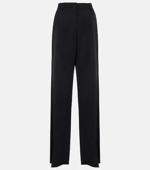 Valentino | Grisaille virgin wool straight pants
